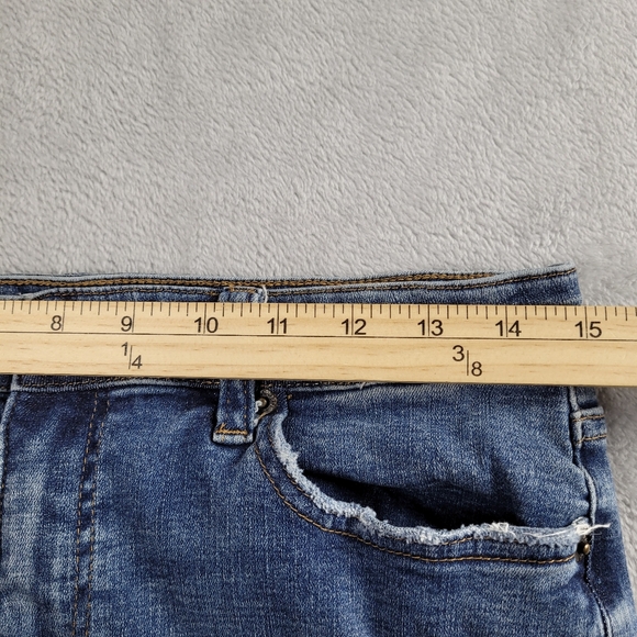 Pistola Women's Jeans Skinny Blue Distressed Size 29 (fit 30x27 ) - Picture 6 of 12